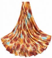 Women's Georgette Printed Saree With Unstitched Blouse 5.5 Mtr (Multi)