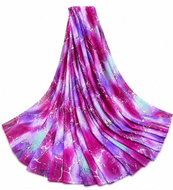 Women's Georgette Printed Saree With Unstitched Blouse 5.5 Mtr (Multi)