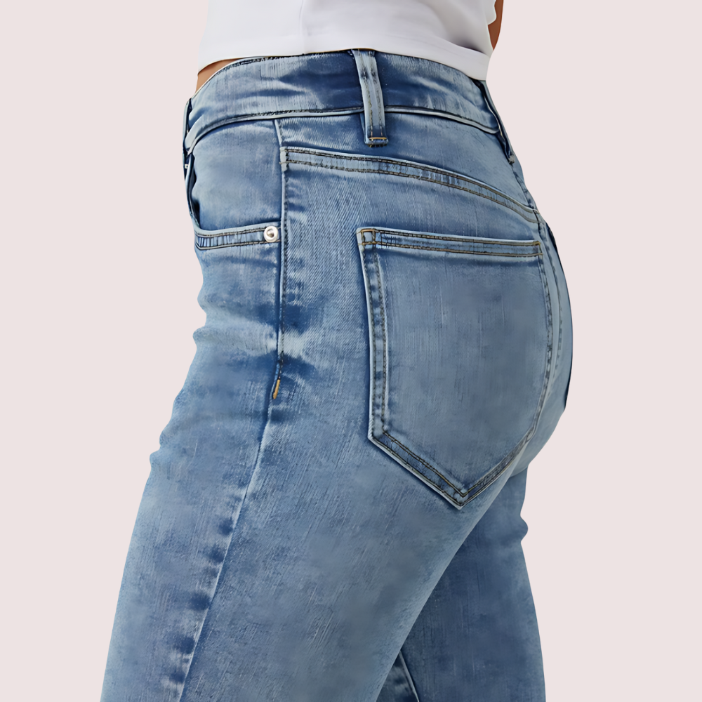 Women's High-Waist Perfect Curve Skinny Jeans - POPNOVA
