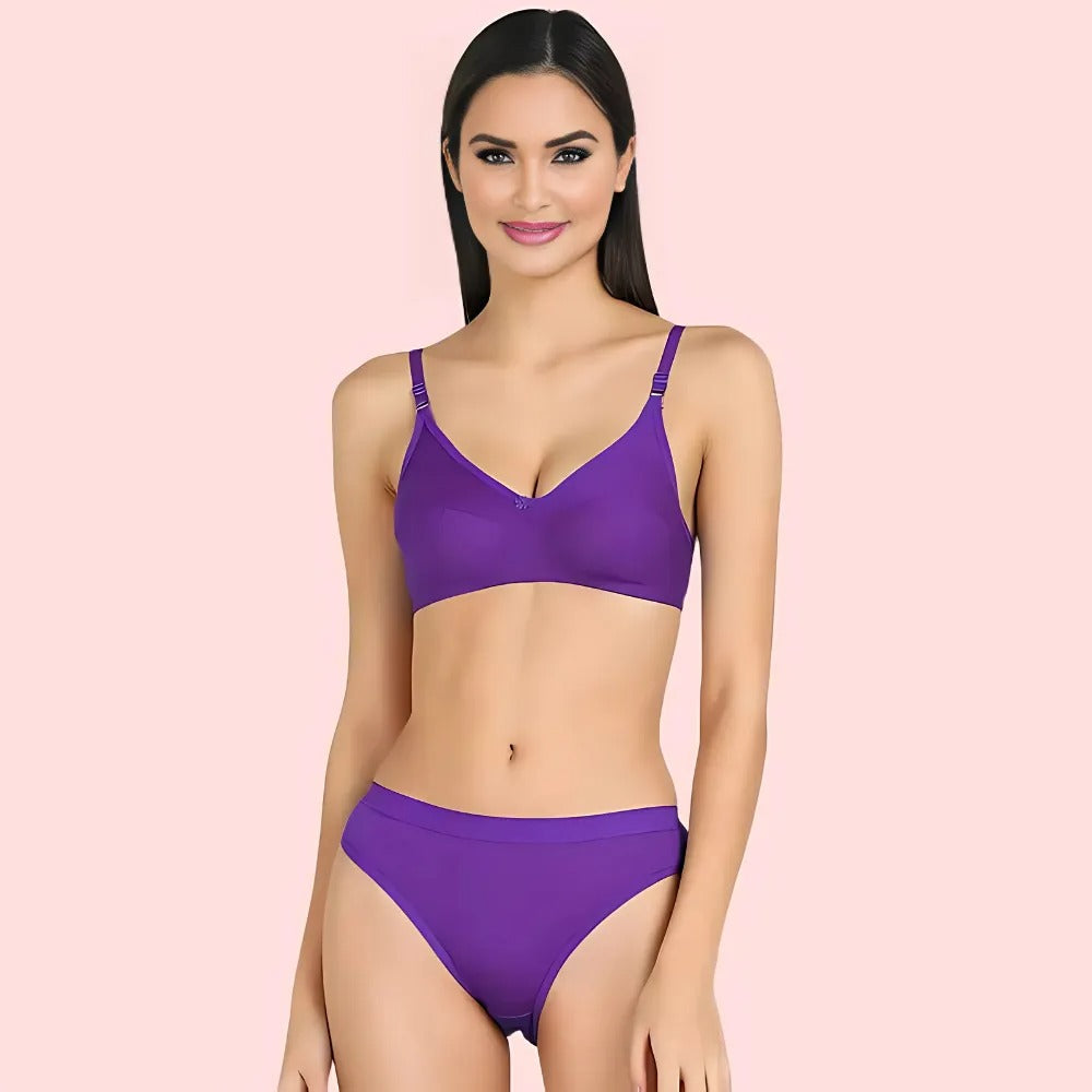 Cotton Cloud Comfort Bra Set – 3-Pack
